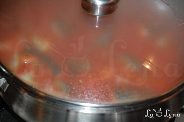 Peste cu sos de rosii si portocale - Pas 9