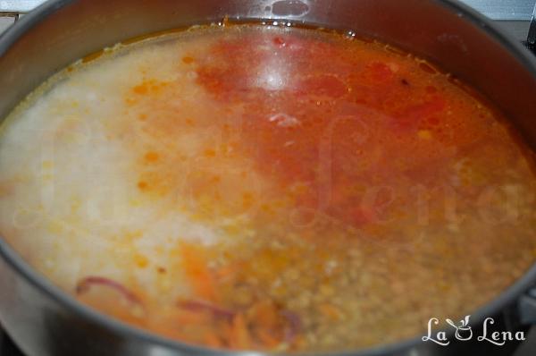 Pilaf cu linte și legume - Pas 3