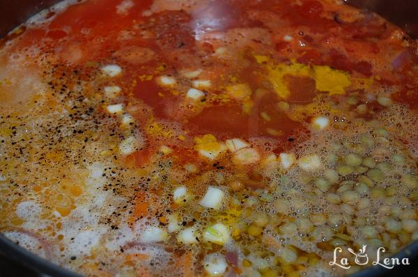 Pilaf cu linte și legume - Pas 4
