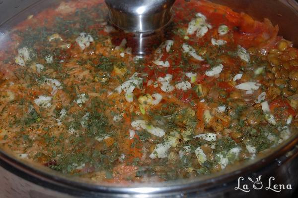 Pilaf cu linte și legume - Pas 6