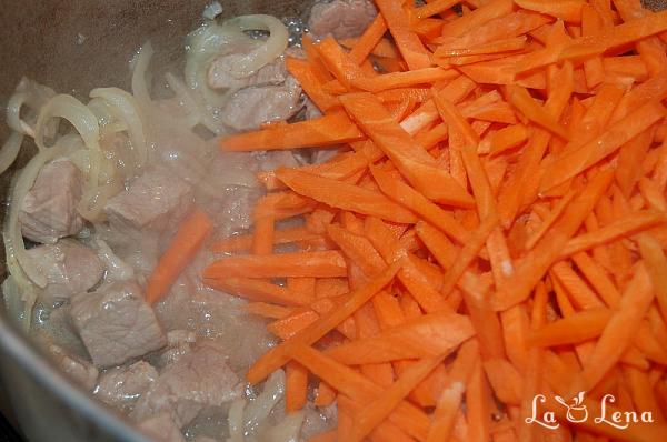 Pilaf uzbek (Plov) - Pas 5