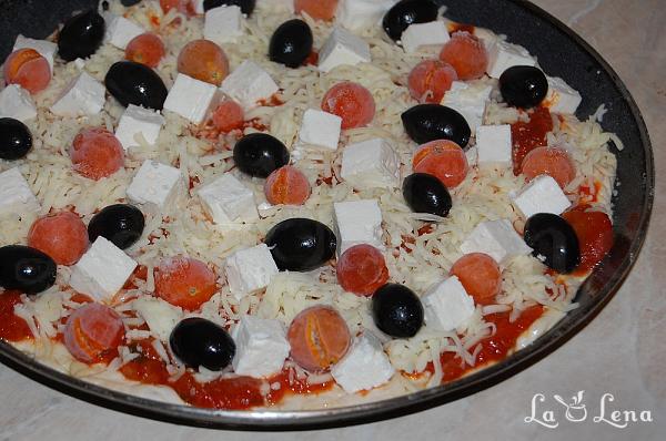 Pizza Greceasca - Pas 4