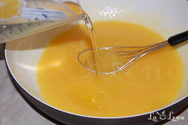 Portokalopita - prajitura greceasca cu iaurt si portocale - Pas 3