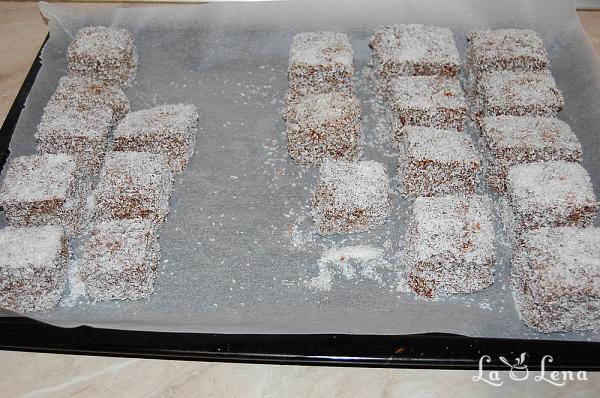 Prajitura Tavalita sau Lamington - Pas 19