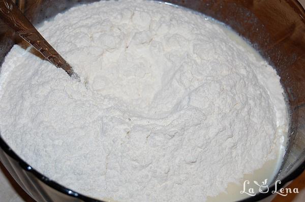Pui la cuptor în "farfurie" de aluat - Pas 3