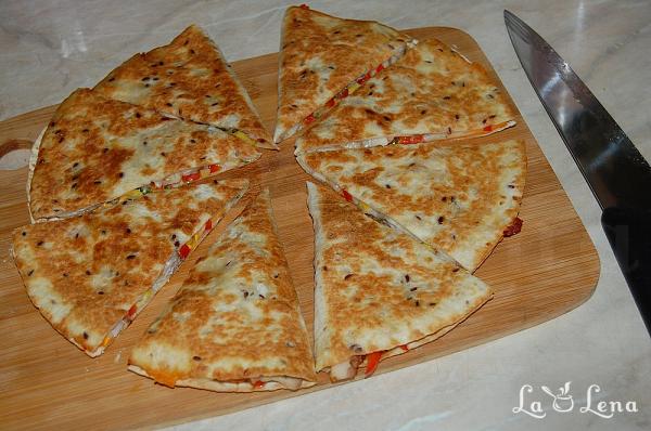 Quesadilla cu pui si legume - Pas 14