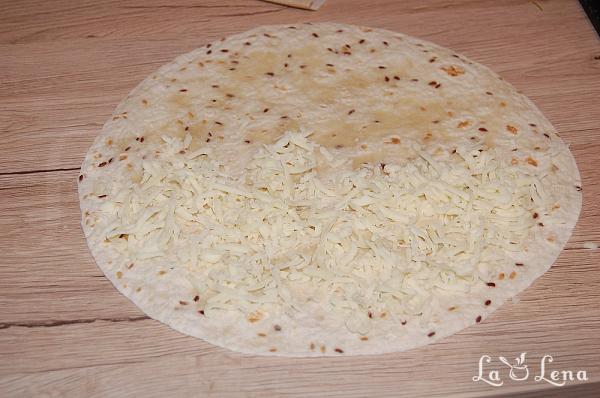 Quesadilla cu pui și legume - Pas 6