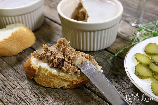 Rillettes de rata, sau Pate de rata in stil frantuzesc