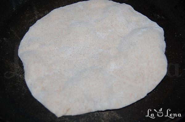 Roti (lipii indiene din făină integrală) - Pas 10