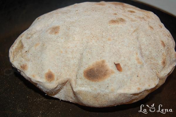 Roti (lipii indiene din făină integrală) - Pas 12