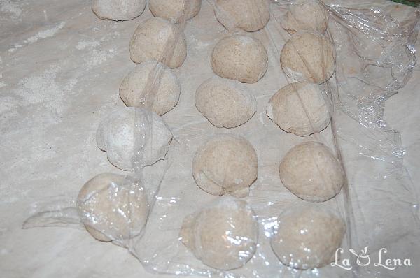 Roti (lipii indiene din făină integrală) - Pas 7