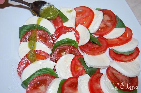 Salata Caprese - Pas 3