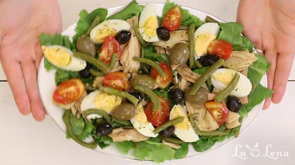 Salata Nicoise - cu ton si legume - Pas 12