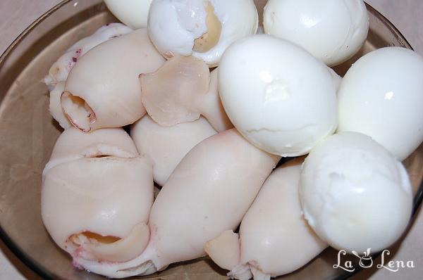 Salată cu calamari și porumb - Pas 3