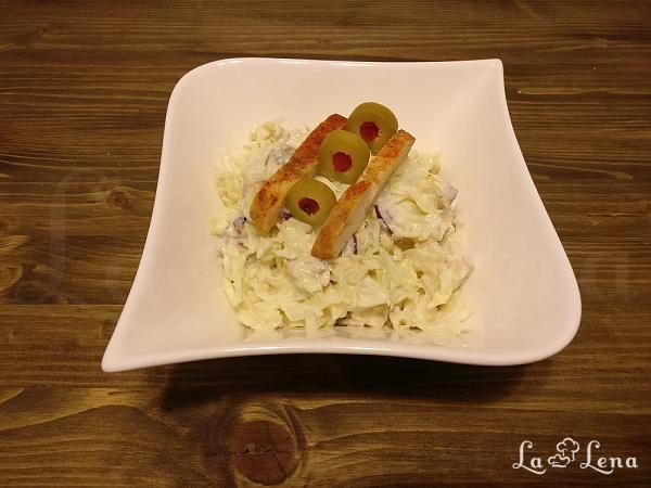 Salată de varză cu maioneză de iaurt