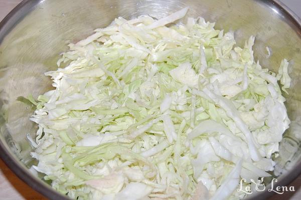 Salată de varză cu sfeclă roșie și morcovi - Pas 2
