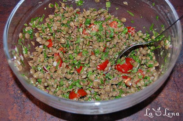 Salata libaneza de linte - Pas 10