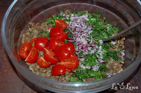 Salată libaneză de linte - Pas 7