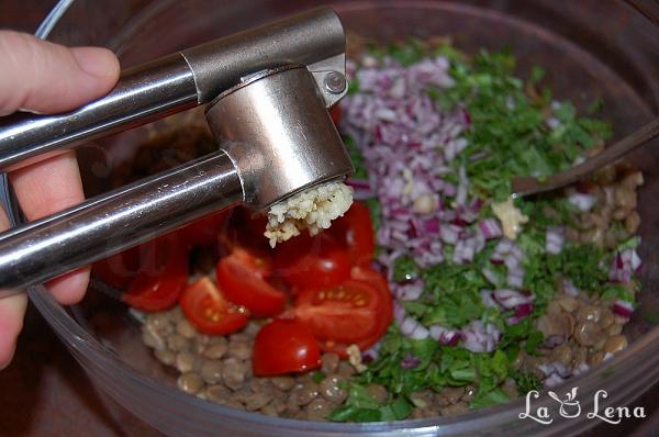 Salata libaneza de linte - Pas 8
