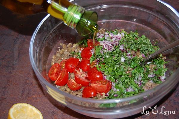 Salată libaneză de linte - Pas 9