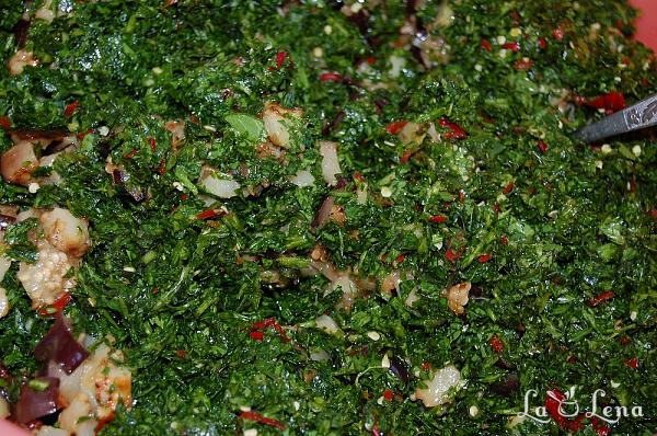 Salată picantă de vinete și legume - Pas 5