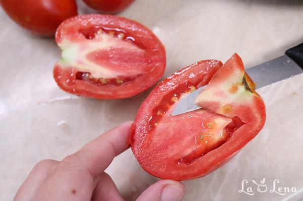 Sos din roșii de sezon, la borcan - Pas 2