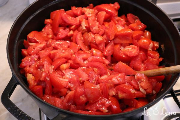 Sos din roșii de sezon, la borcan - Pas 7