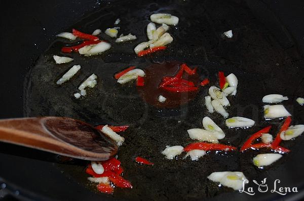 Spaghetti "Aglio, Olio e Peperoncino" - Pas 4