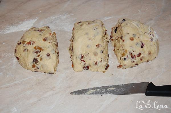 Stollen, cozonac german traditional - Pas 14