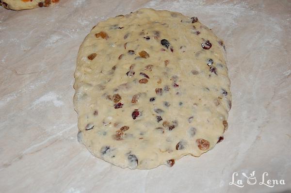Stollen, cozonac german traditional - Pas 15