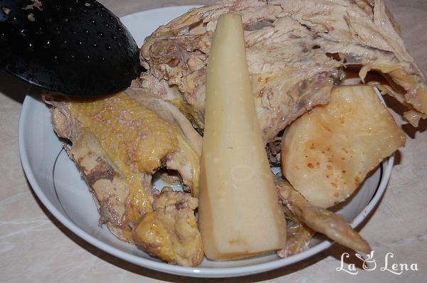 Supă de pui cu fulgi de ovăz - Pas 7