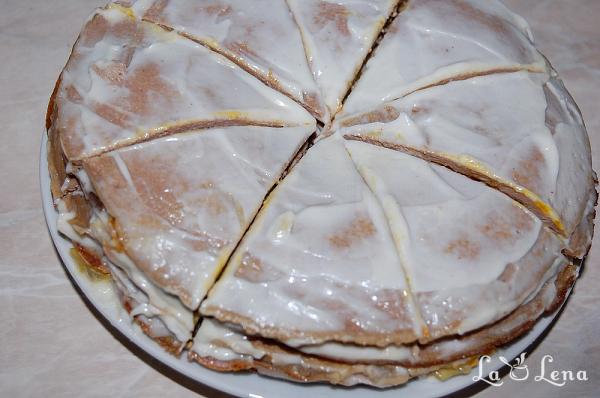 Tort-aperitiv din ficăței de pui - Pas 10