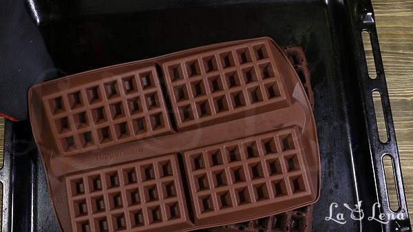 Vafe (Gaufres) cu ciocolată - Pas 13