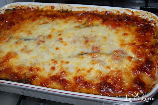 Vinete gratinate cu sos de roșii și cașcaval (Melanzane alla Parmigiana) - Pas 12