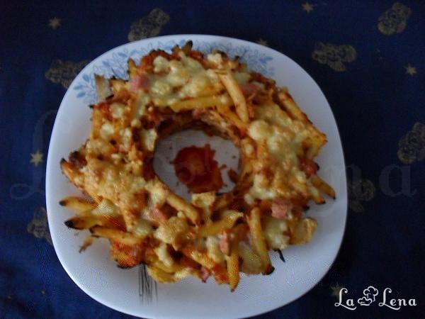 Budincă de penne la cuptor