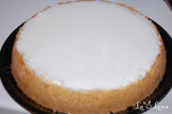 Cheesecake cremos cu piersici - Pas 15