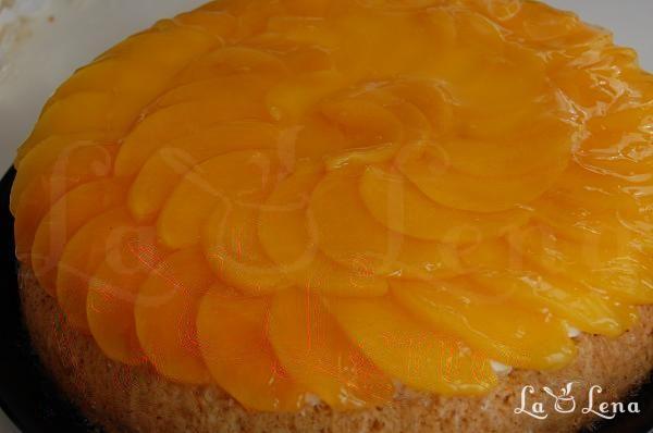 Cheesecake cremos cu piersici - Pas 19