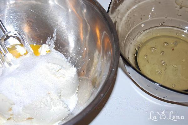 Cheesecake cremos cu piersici - Pas 7