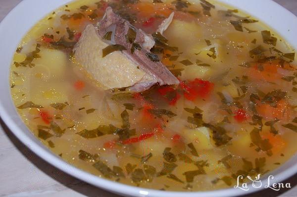 Ciorbă de pui cu orez și legume - Pas 10
