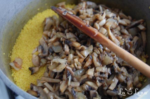 Couscous cu ciuperci - Pas 4