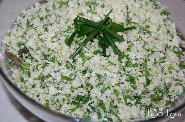 Couscous raw cu masline si verdeata - Pas 5