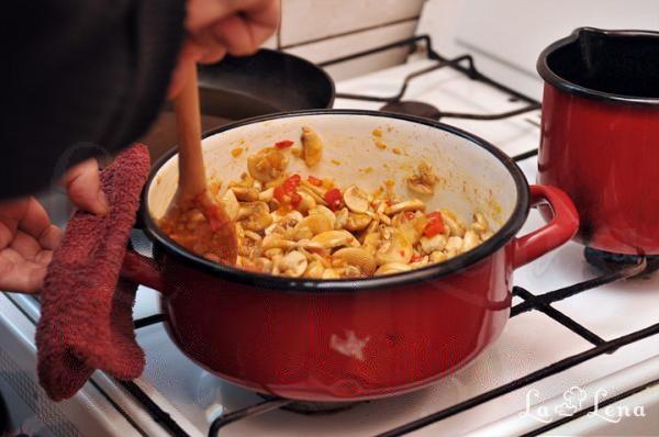 Couscous cu ciuperci - Pas 7