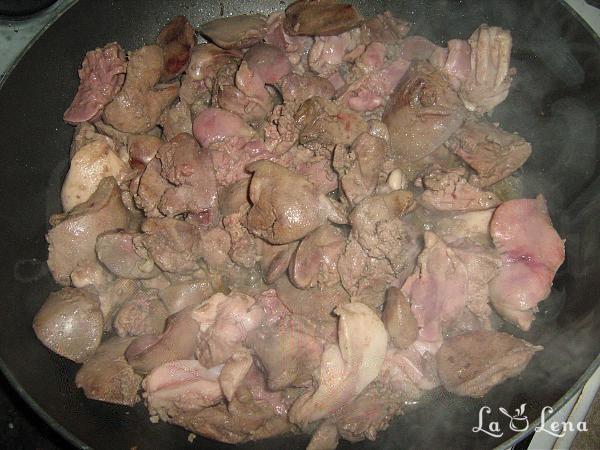 Drob de ficăței de pui - Pas 1