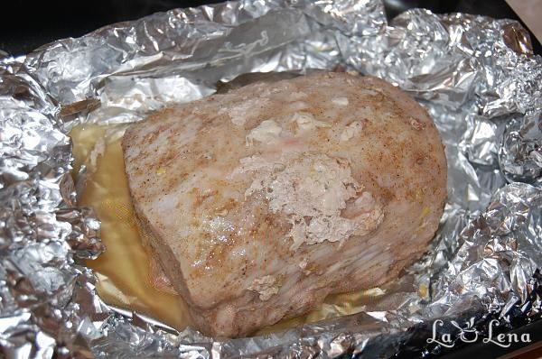 Friptura de porc impanata cu usturoi - Pas 8