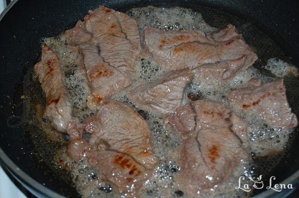 Mâncare de fasole scăzută cu carne de vită și legume - Pas 2