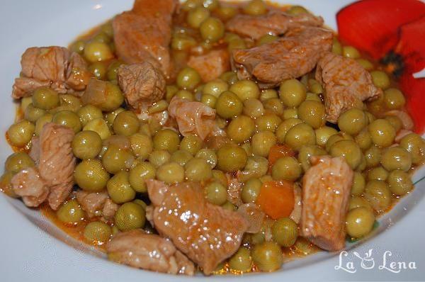 Mâncare de mazăre cu carne - Pas 9