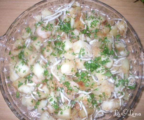 Mancarica de cartofi cu creveti