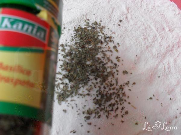 Pâine cu busuioc - Pas 1