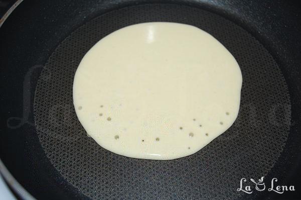 Pancakes cu făină de porumb (rețetă vegetariană) - Pas 6
