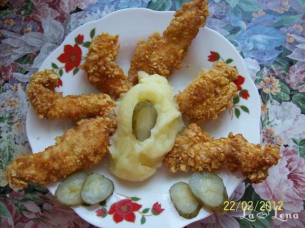 Piept de pui crocant